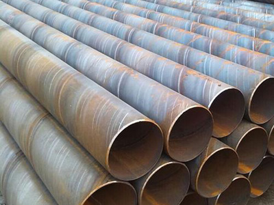 Spiral welded pipe